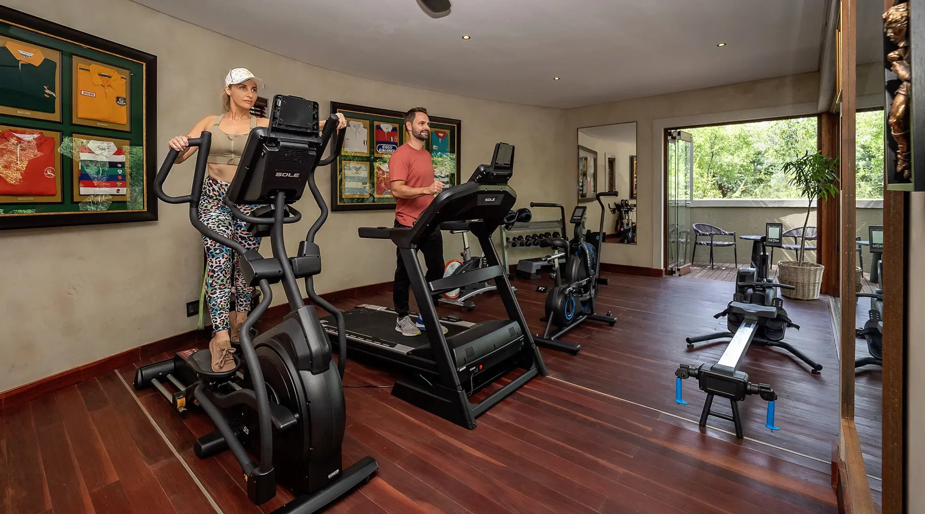 Lush gym